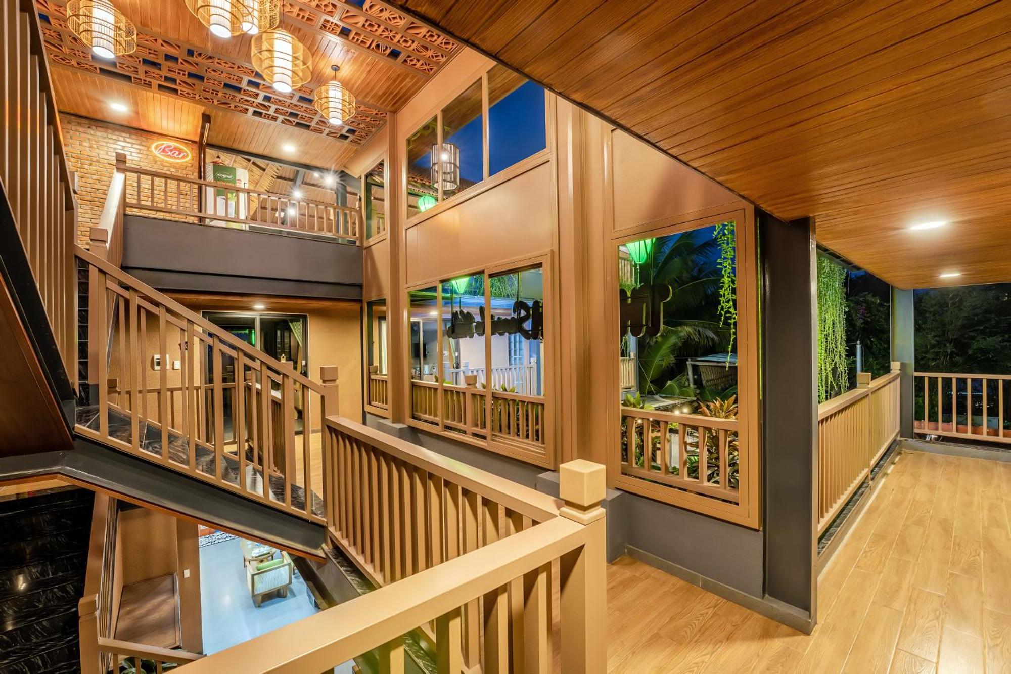 The Linh Seaside Villa Хойан Экстерьер фото