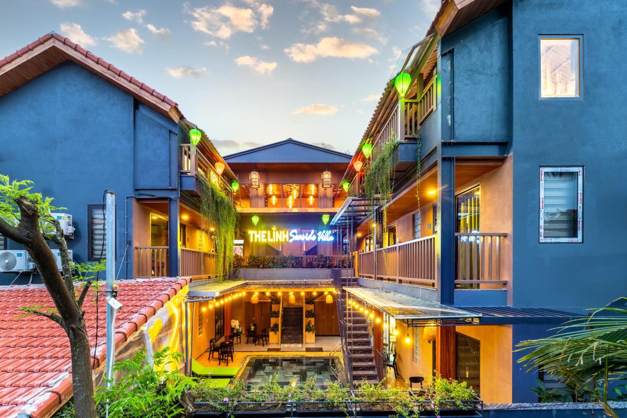 The Linh Seaside Villa Хойан Экстерьер фото